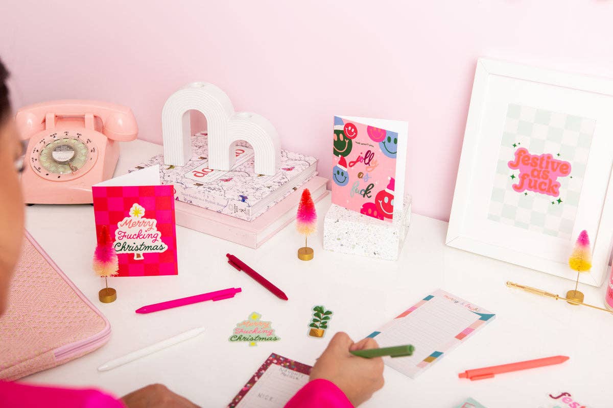 Holiday Greeting Cards- Jolly As Fuck