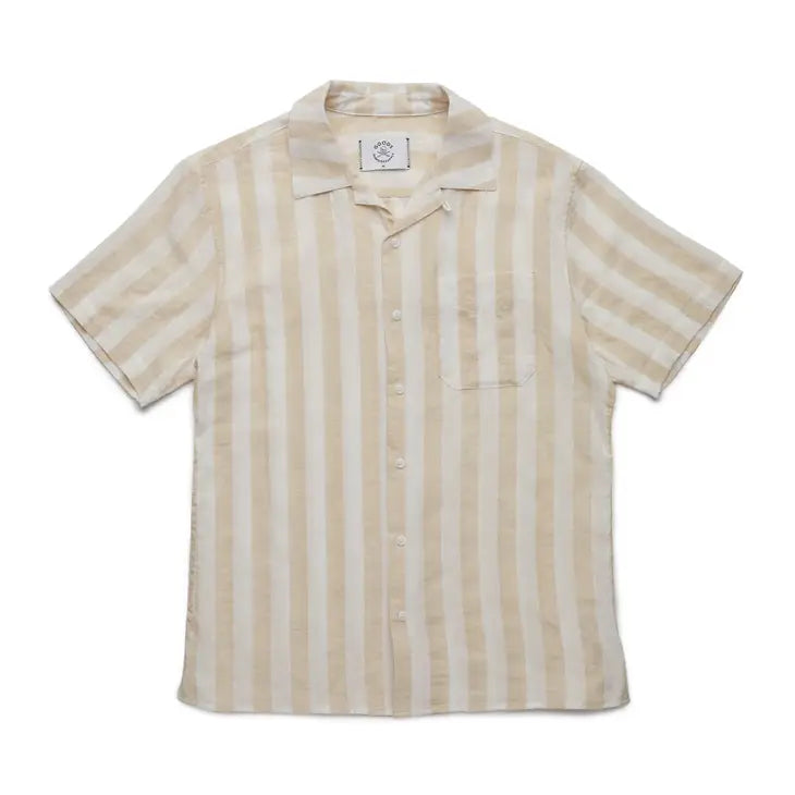 Cabana Striped Button S/S Down