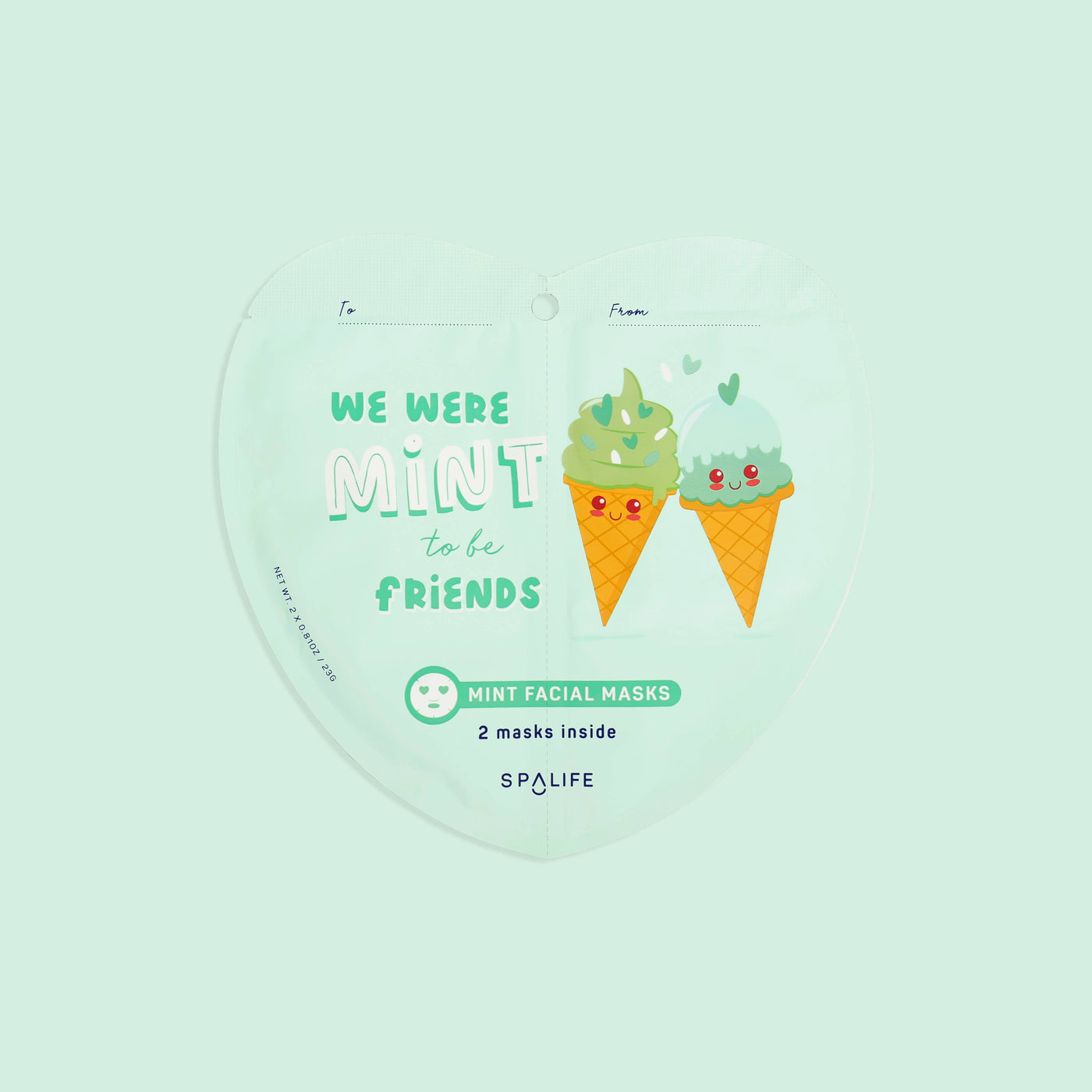 We Were Mint to Friends, Valentines' Duo Facial Masks