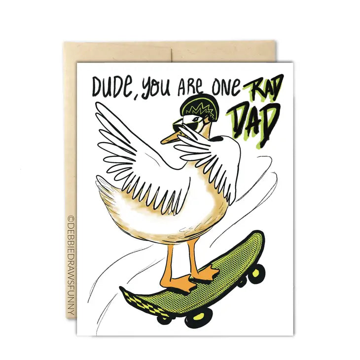 You're One Rad Dad Card