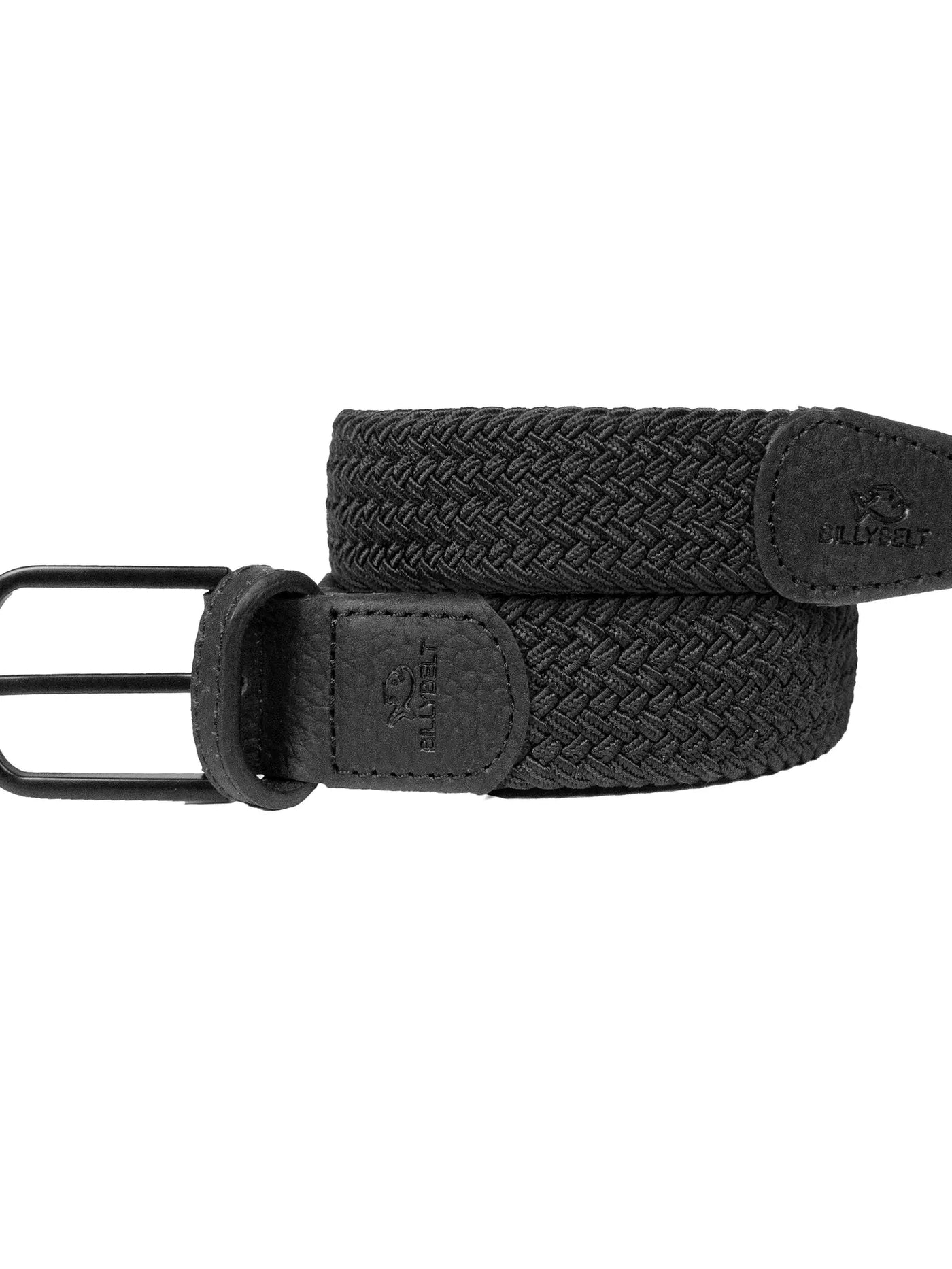 All Black Elastic Woven Belt