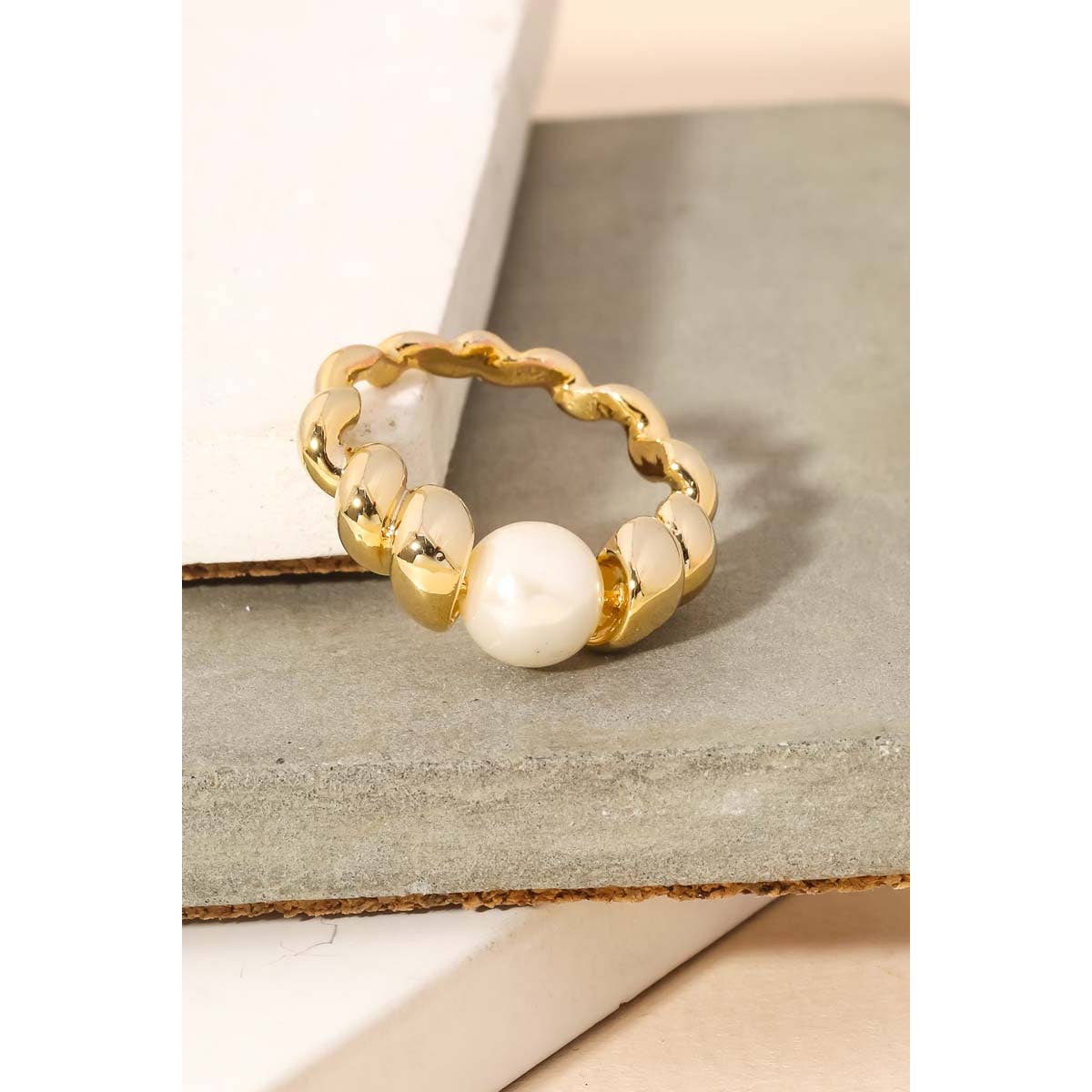Gia Pearl Ring