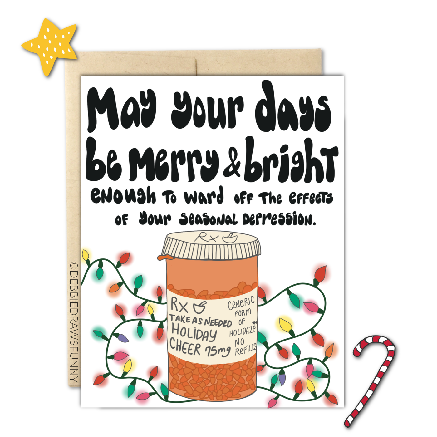 Seasonal Depression Funny Holiday Card