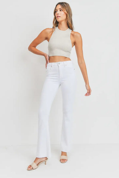 Whitney White Flares
