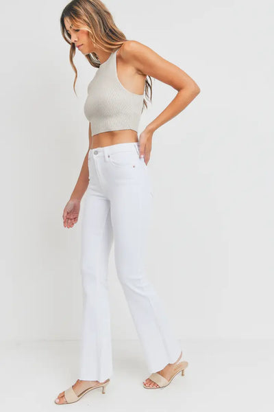 Whitney White Flares