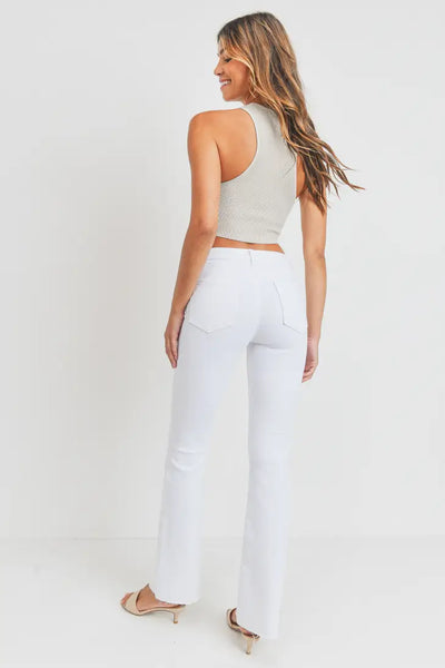 Whitney White Flares